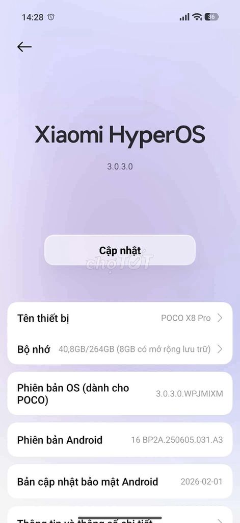 POCO X8 Pro 8/256GB Đen Likenew 99% như mới . Mua bán Điện thoại tại Thành phố Biên Hòa Đồng Nai được đăng bởi Anh Tuan hình 1