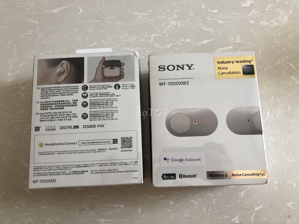 0936201099 - Tai nghe Sony WF-1000XM3 màu trắng (nguyên seal)