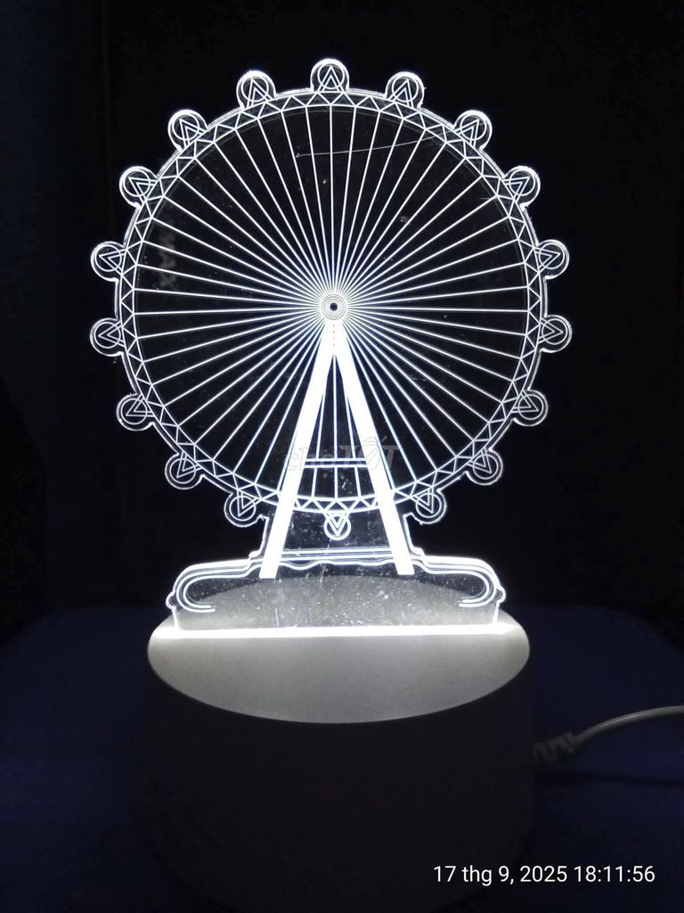 Đèn LED ngủ Nhựa Trắng Trang trí. Mua bán Đèn tại Thành phố Mỹ Tho Tiền Giang được đăng bởi Trần Quyên hình 1