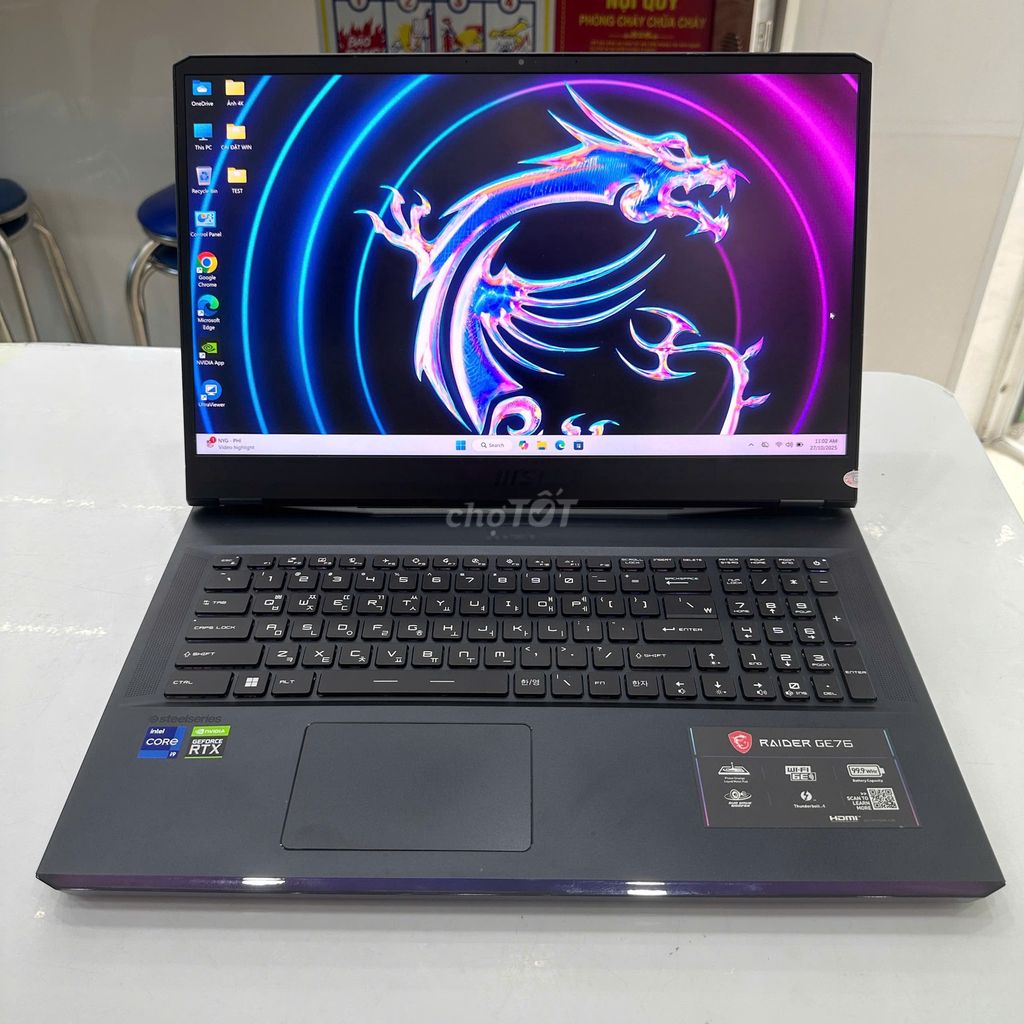 LAPTOP GAMING MSI Raider GE76 I9HK RTX 3080. Mua bán Laptop tại Quận Hai Bà Trưng Hà Nội được đăng bởi Nguyễn Kha hình 1