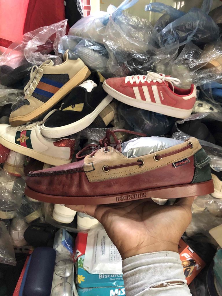 Giày lười Sebago Nam Nâu đỏ Size 41-42. Mua bán Giày dép tại Huyện An Dương Hải Phòng được đăng bởi Tu Tang Quang hình 1