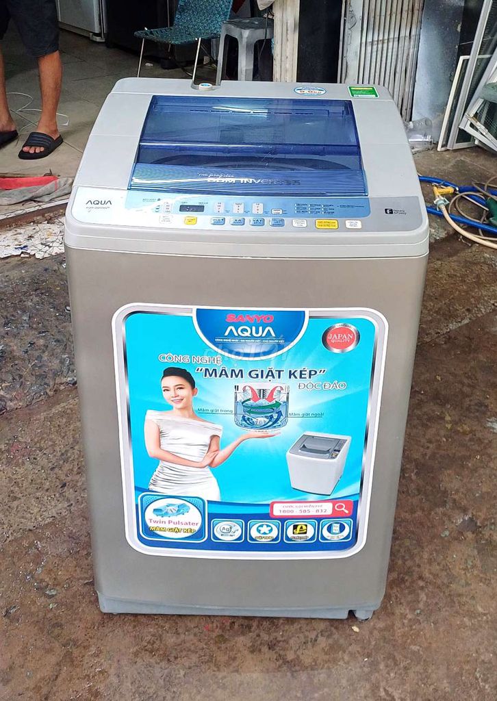 Tủ lạnh Aqua inverter 9kg bảo hành 3 tháng