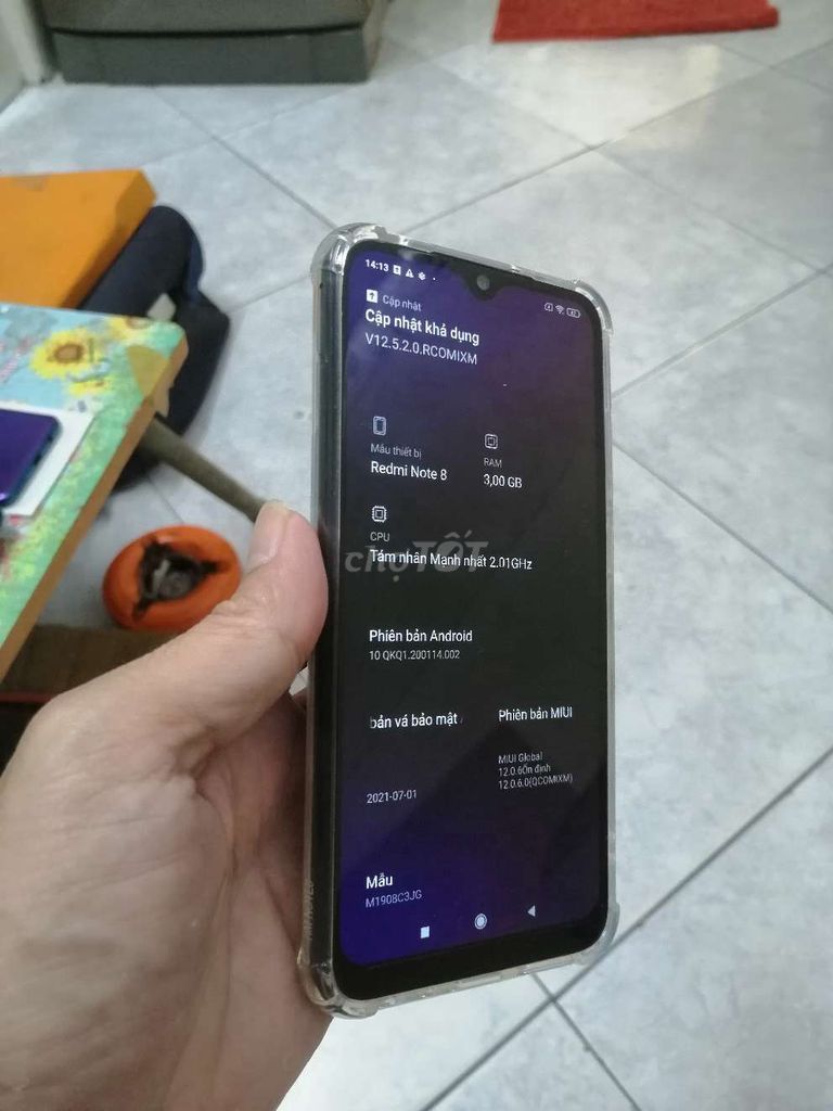 Xiaomi Redmi Note 8 xài 2Sim Good,Ram3g/32g FullCN