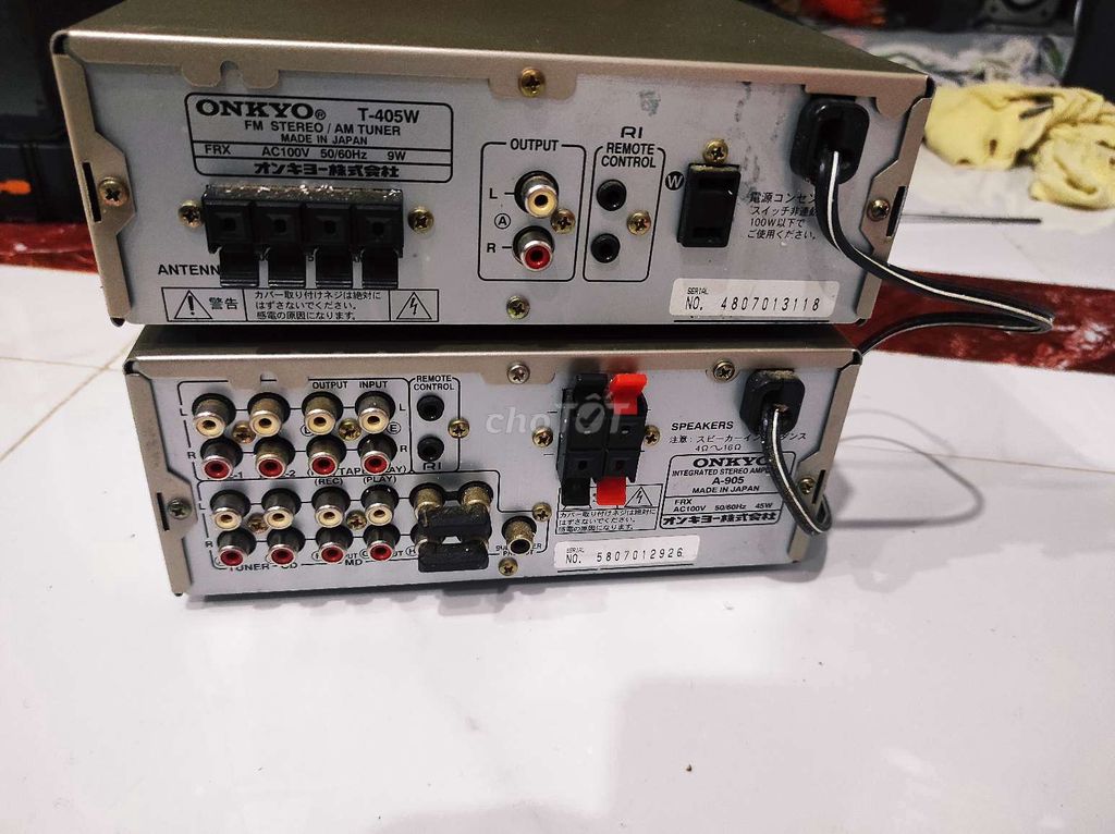 Ampli và Tuner Onkyo. Mua bán Tivi, Âm thanh tại Huyện Giồng Trôm Bến Tre được đăng bởi Lê hoàn hình 3