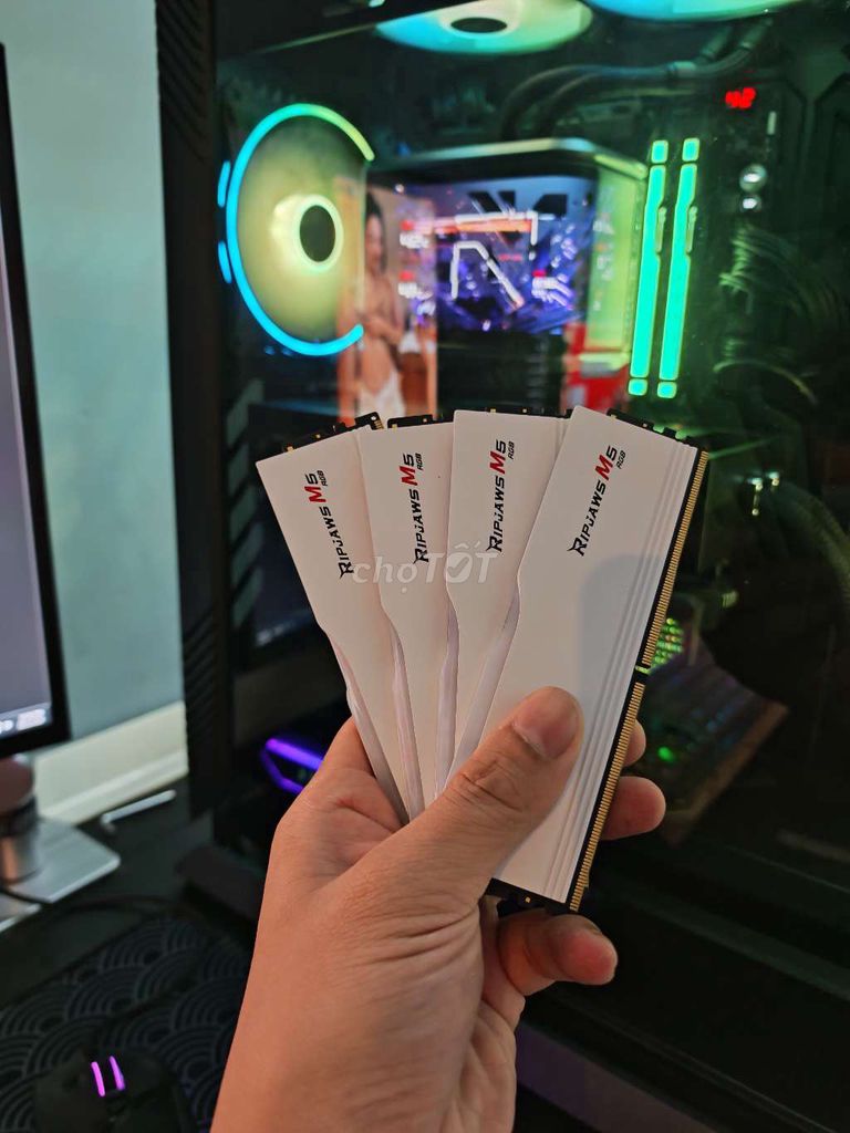 RAM Gskill Ripjaws M5 RGB 32GB. Mua bán Linh kiện (RAM, Card...) tại Quận Phú Nhuận Tp Hồ Chí Minh được đăng bởi Hoàng Đình Thắng hình 1