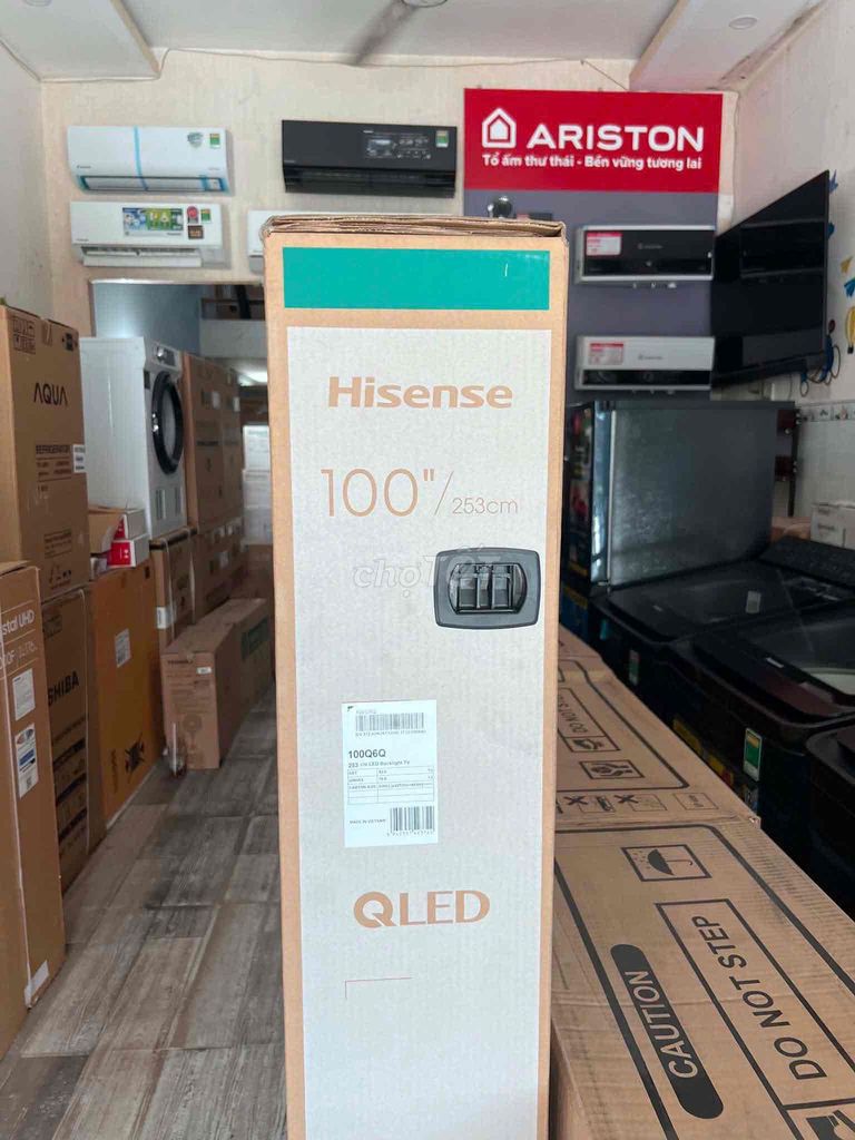 Tivi QLED Hisense 100Q6Q Google TV 100 inch. Mua bán Tivi, Âm thanh tại Quận Ninh Kiều Cần Thơ được đăng bởi Thanh Lý Hàng Điện Máy Giá Rẻ hình 1