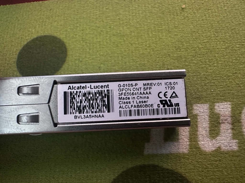 Converter SFP Alcatel-Lucent G-010S-P. Mua bán Phụ kiện (Màn hình, Chuột...) tại Thành phố Dĩ An Bình Dương được đăng bởi QuocNguyen hình 1