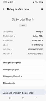 Samsung S22+ 128GB xanh lục bảo. Mua bán Điện thoại tại Quận Tân Bình Tp Hồ Chí Minh được đăng bởi Thành