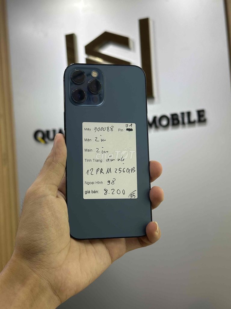 12 Pro Max 256GB Xanh/ BAO NỢ XẤU. Mua bán Điện thoại tại Quận 12 Tp Hồ Chí Minh được đăng bởi Sang Mobile hình 1