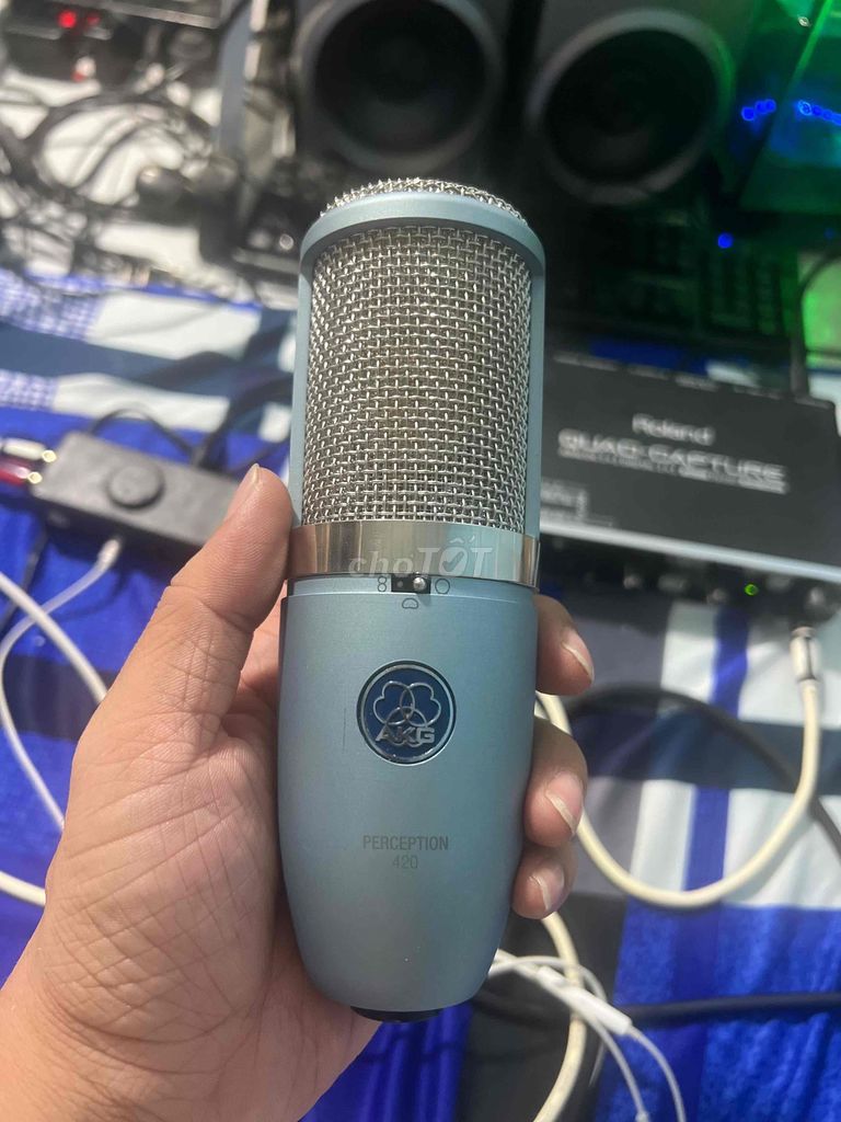 Micro AKG Perception 420 Xám. Mua bán Tivi, Âm thanh tại Thành phố Sa Đéc Đồng Tháp được đăng bởi mic 2and hình 1