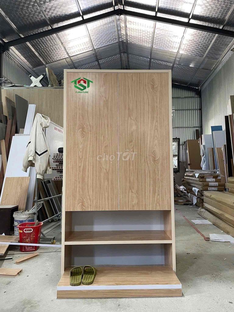Tủ giày Nội thất TST S11 vân gỗ. Mua bán Tủ, kệ gia đình tại Quận Thanh Khê Đà Nẵng được đăng bởi Xưởng sx nội thất nhựa ĐL và gỗ cn TST số 1 tại ĐN hình 1