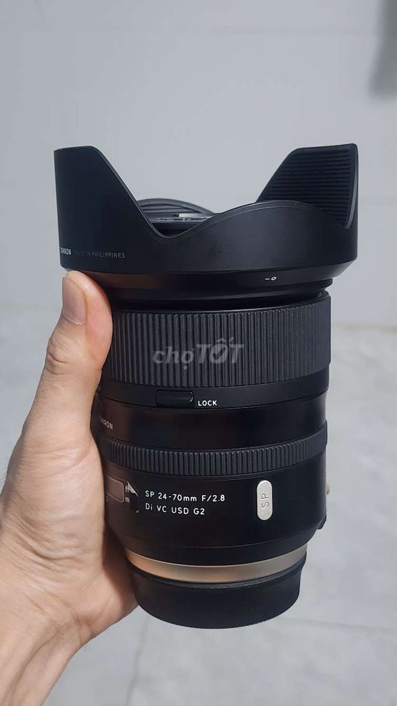 Ống kính Tamron 24-70mm G2. Mua bán Máy ảnh, Máy quay tại Huyện Hưng Nguyên Nghệ An được đăng bởi Tu Nguyen Sy hình 1