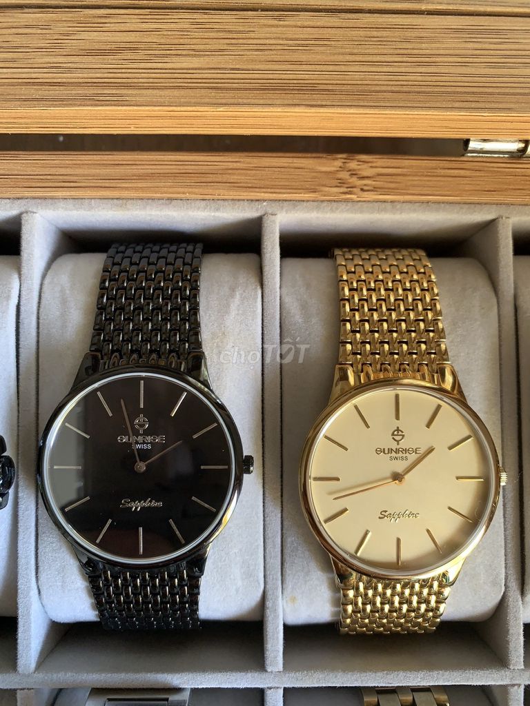 ĐỒNG HỒ SUNRISE SWISS SAPPHIRE – CẶP ĐÔI HOÀN HẢO. Mua bán Đồng hồ tại Thành phố Long Xuyên An Giang được đăng bởi PIN hình 1