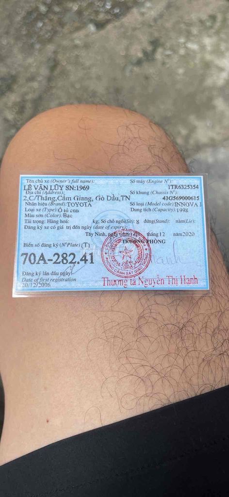 Toyota Innova 2006 J - 450000 km. Mua bán Ô tô tại Quận 12 Tp Hồ Chí Minh được đăng bởi Tên chưa cung cấp hình 6