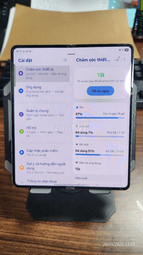 Samsung Fold 4 VN bộ nhớ khúng 1TB zin 100%. Mua bán Điện thoại tại Quận Đống Đa Hà Nội được đăng bởi Hạnh hình 1