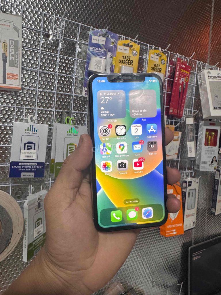 iPhone X Bạc ẩn icluod. Mua bán Điện thoại tại Huyện Thới Bình Cà Mau được đăng bởi hoang phi hình 1