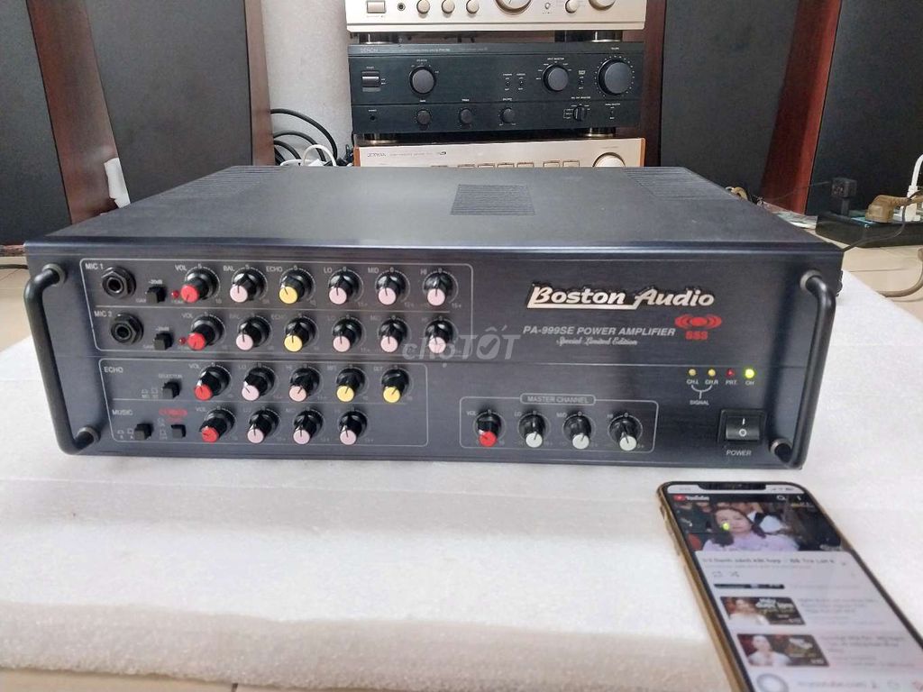 ❤️ XÃ Amply Boston Audio PA-999SE ( 98% -Korea). Mua bán Tivi, Âm thanh tại Quận Gò Vấp Tp Hồ Chí Minh được đăng bởi  AUDIO GOLD MR ZDŨNG hình 1