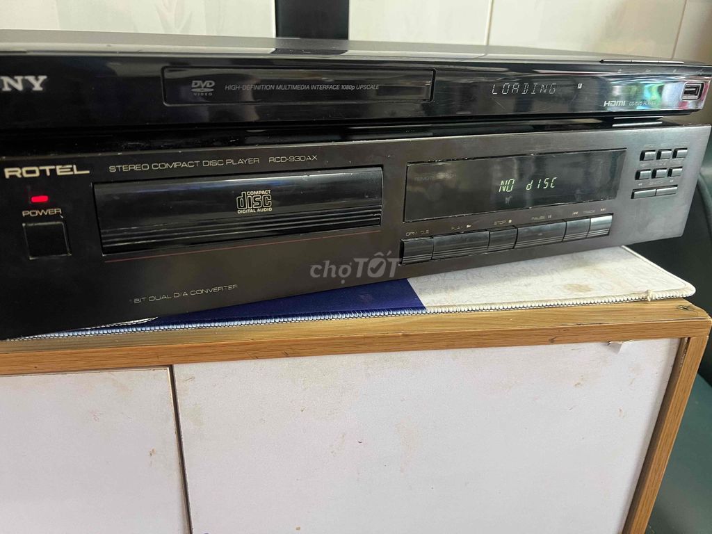 Xác 2 đầu đĩa Rotel và Sony. Mua bán Tivi, Âm thanh tại Quận Bình Tân Tp Hồ Chí Minh được đăng bởi Trần Kiên hình 1