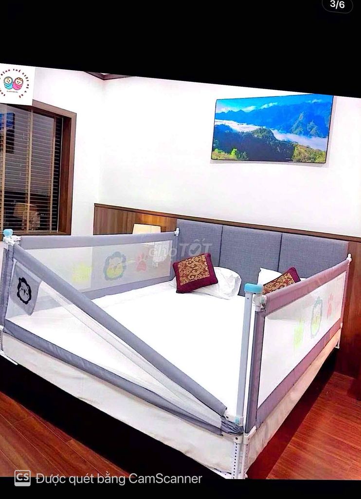 Thanh chắn giường trẻ em vải lưới. Mua bán Mẹ và bé tại Quận Hà Đông Hà Nội được đăng bởi hoàng văn khánh hình 1