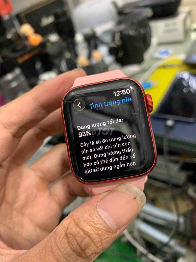 Apple Watch Series 6 Đỏ 40mm. Mua bán Thiết bị đeo thông minh tại Quận Ba Đình Hà Nội được đăng bởi Mr Cường hình 1