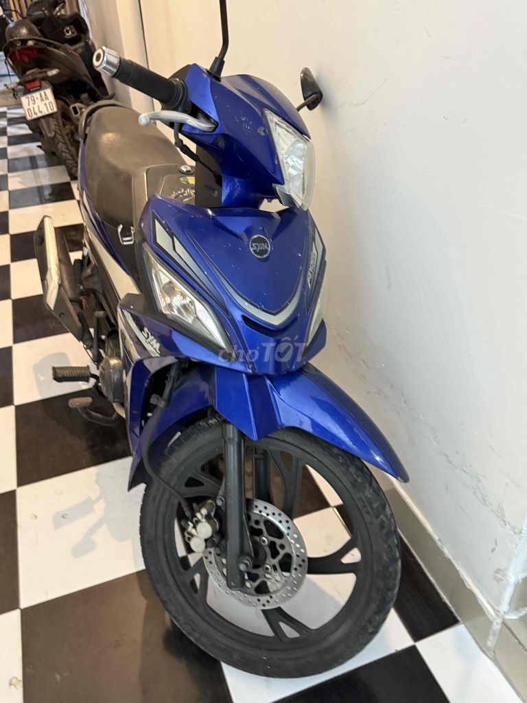 Xe máy SYM Angel 108cc màu xanh bạc đen chính chủ. Mua bán Xe máy tại Thành phố Dĩ An Bình Dương được đăng bởi Cầm Đồ Lê Huy hình 3