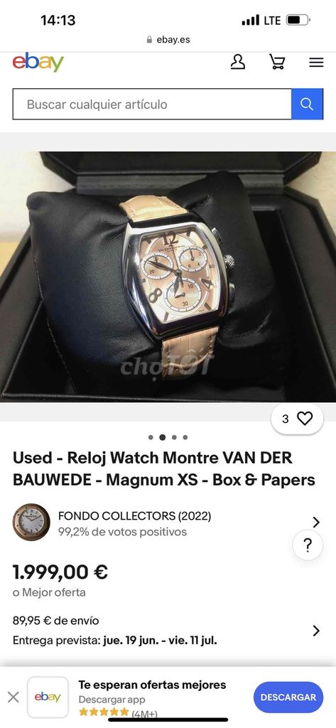 Đồng Hồ Van DerBauWede Bạc Khối. Mua bán Đồng hồ tại Quận Hoàng Mai Hà Nội được đăng bởi Trí Nhân hình 6