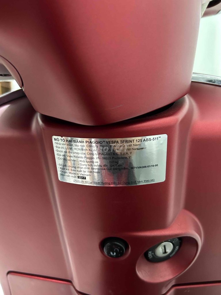 Vespa sprint 125 Abs iget. Mua bán Xe máy tại Thành phố Vũng Tàu Bà Rịa - Vũng Tàu được đăng bởi hải quân hình 2