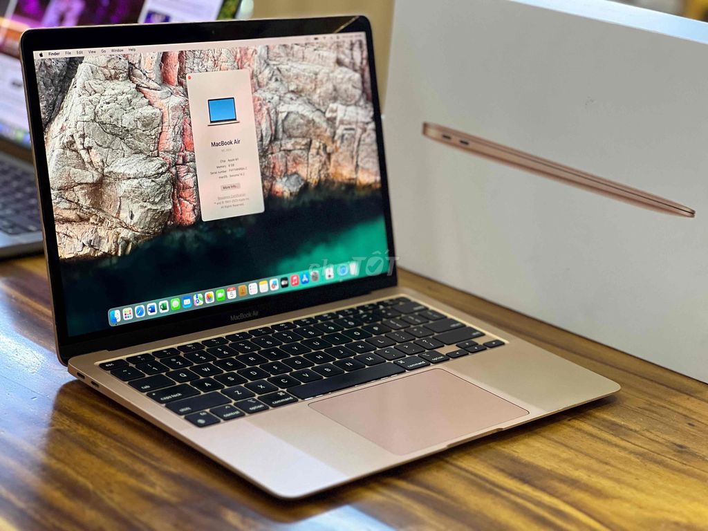 Apple Macbook Air M1 8GB/256GB Vàng. Mua bán Laptop tại Quận Hải Châu Đà Nẵng được đăng bởi Việt Lê hình 1