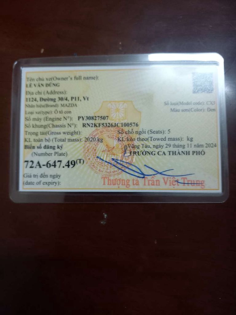 Mazda CX 5 2018 2.5L AWD - 170000 km. Mua bán Ô tô tại Thành phố Vũng Tàu Bà Rịa - Vũng Tàu được đăng bởi dũng hình 3