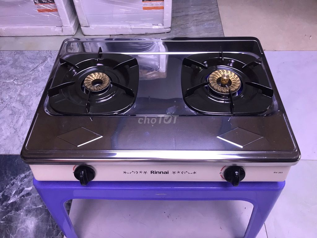 Bếp gas đôi Rinnai RV-365(SW)N. Mua bán Bếp, lò, đồ điện nhà bếp tại Thành phố Thủ Đức Tp Hồ Chí Minh được đăng bởi khodienmay hình 1