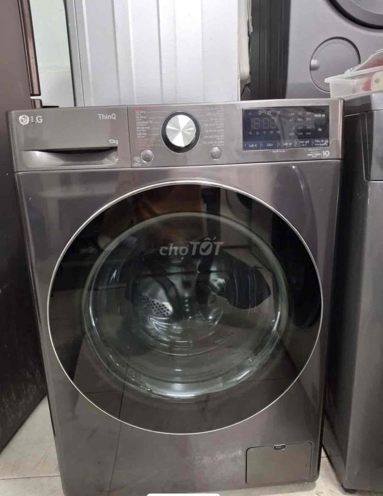 Máy giặt LG 10kg Inverter Xám cũ. Mua bán Máy giặt tại Quận 7 Tp Hồ Chí Minh được đăng bởi shop đồ cũ hình 1