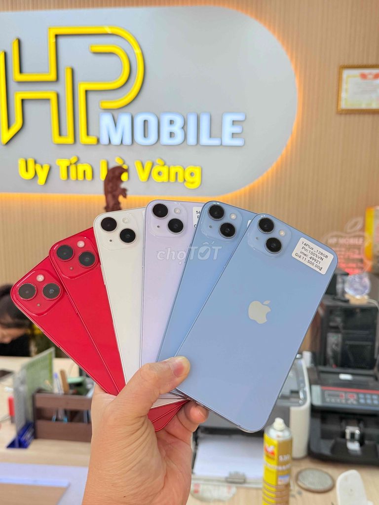 Apple iPhone 14 Plus 128GB Đa màu. Mua bán Điện thoại tại Thành phố Đồng Xoài Bình Phước được đăng bởi Hoàng  Minh Phụng hình 1