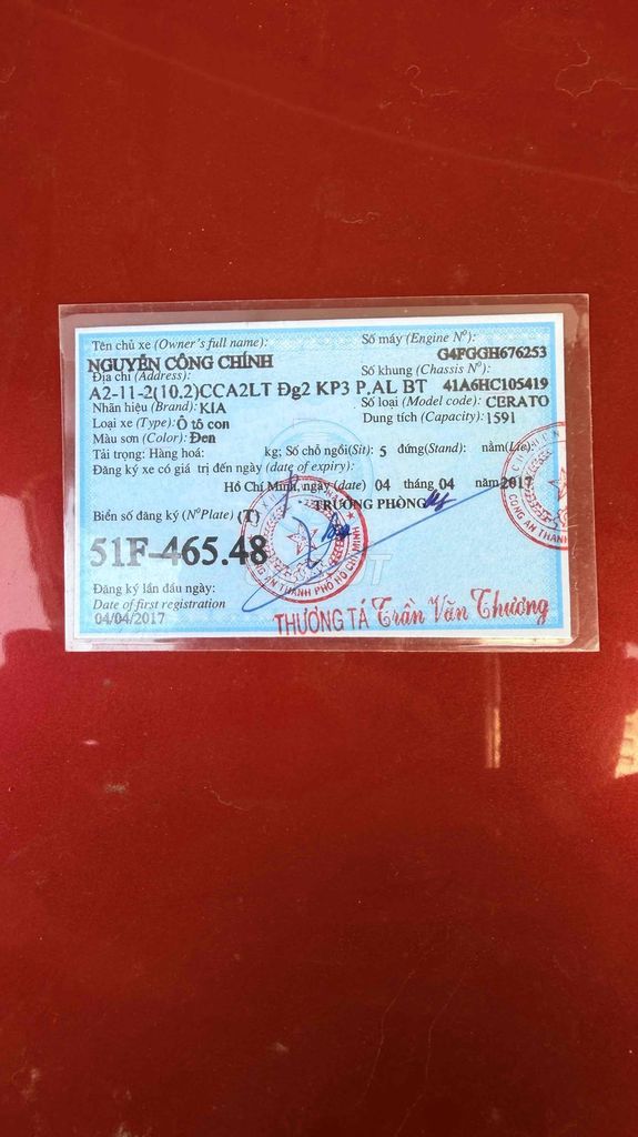 Kia Cerato 2017 1.6 AT - 91000 km. Mua bán Ô tô tại Quận Bình Thạnh Tp Hồ Chí Minh được đăng bởi Dũng hình 15