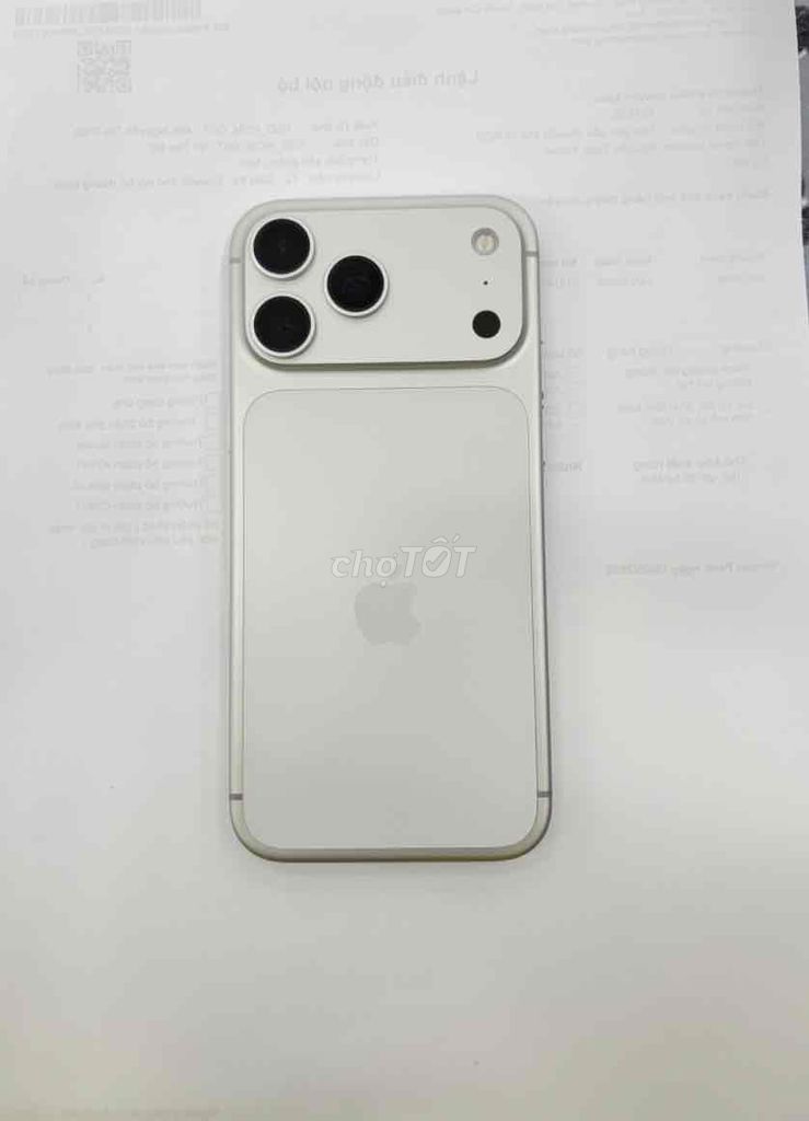 Apple Iphone 17 Pro Max Bạc ZP/A Đã sử dụng. Mua bán Điện thoại tại Quận 3 Tp Hồ Chí Minh được đăng bởi Nguyễn Văn Định hình 1