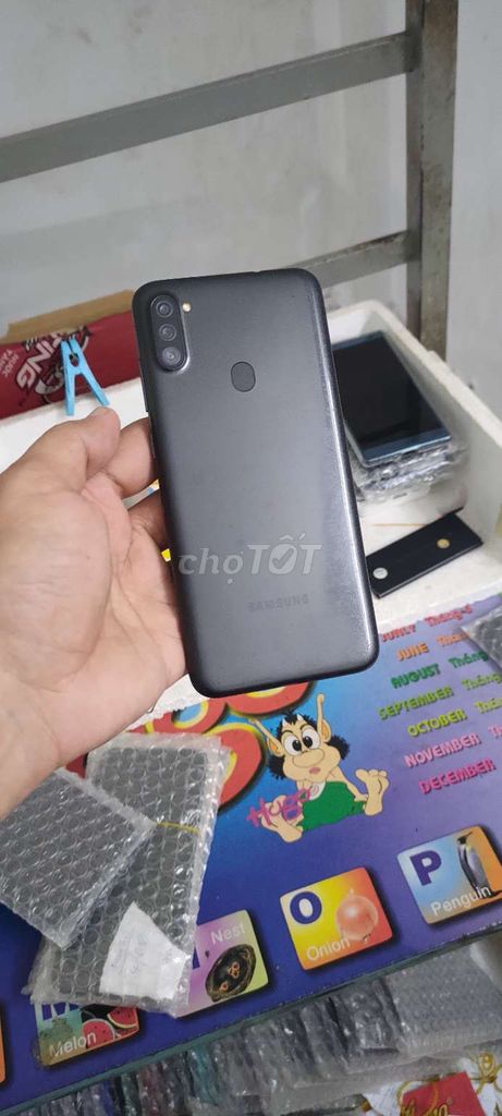 Samsung A11, ram 3gb, 32gb, vân tay. Mua bán Điện thoại tại Quận Gò Vấp Tp Hồ Chí Minh được đăng bởi A LONG   nhận thanh toán THẺ TÍN DỤNG hình 1