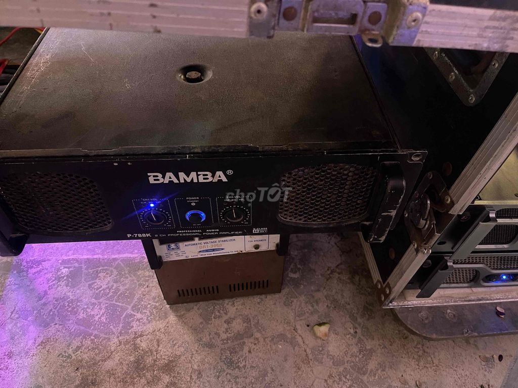 Cục đẩy công suất BAMBA P-788K Đen. Mua bán Tivi, Âm thanh tại Thành phố Huế Thừa Thiên Huế được đăng bởi Quang Phát  hình 1