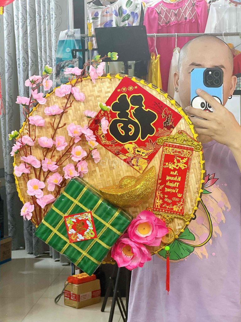 Mẹt tết trang trí size 50cm