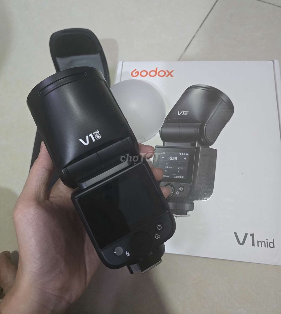 Đèn flash Godox V1mid Sony Như mới Đen. Mua bán Máy ảnh, Máy quay tại Quận Bình Thạnh Tp Hồ Chí Minh được đăng bởi Phước hình 1