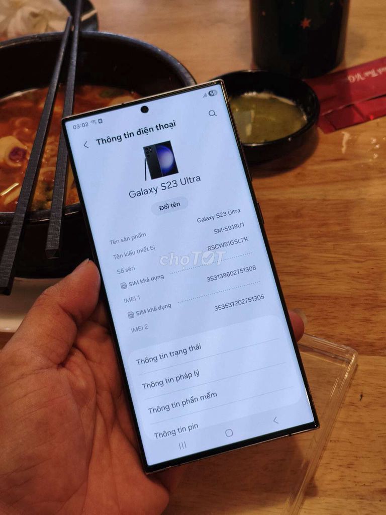 Samsung S23 Ultra 256GB Đen Mỹ. Mua bán Điện thoại tại Thị xã Bến Cát Bình Dương được đăng bởi Trân Trần hình 1