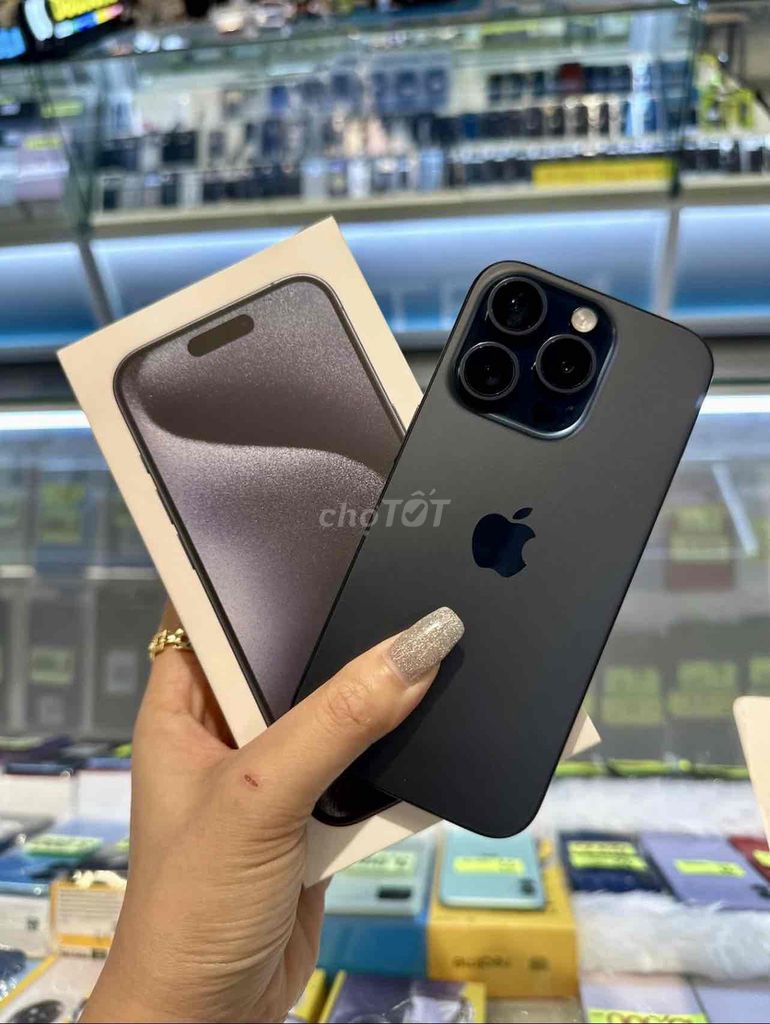 iPhone 15 Pro Black 128GB FULLBOX APLLE 02/2025. Mua bán Điện thoại tại Quận 10 Tp Hồ Chí Minh được đăng bởi iStockHCM hình 1