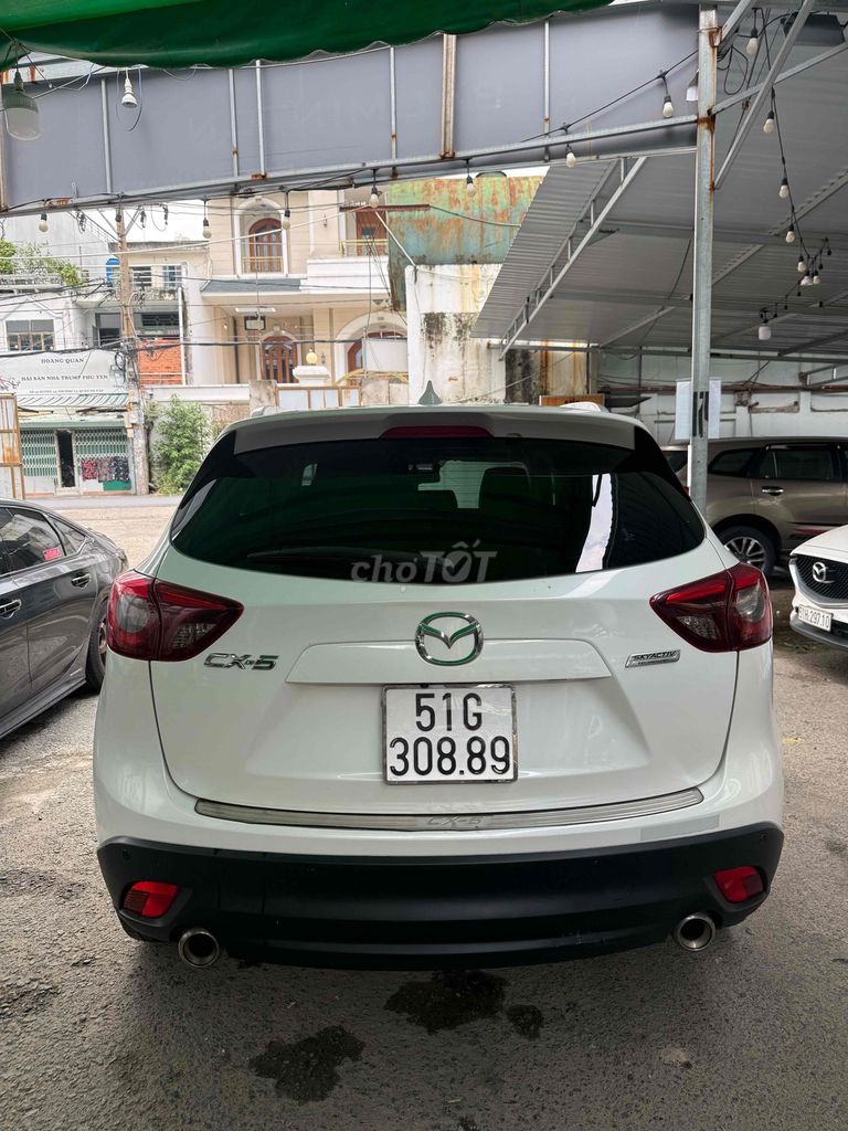 Mazda CX5 2.5L 2016 белая 110 000 км