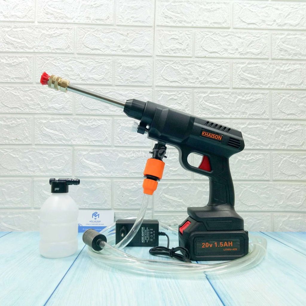 Máy rửa xe, tưới cây dùng pin sạc. Mua bán Nội thất, đồ gia dụng khác tại Thành phố Bạc Liêu Bạc Liêu được đăng bởi Tùng hình 1