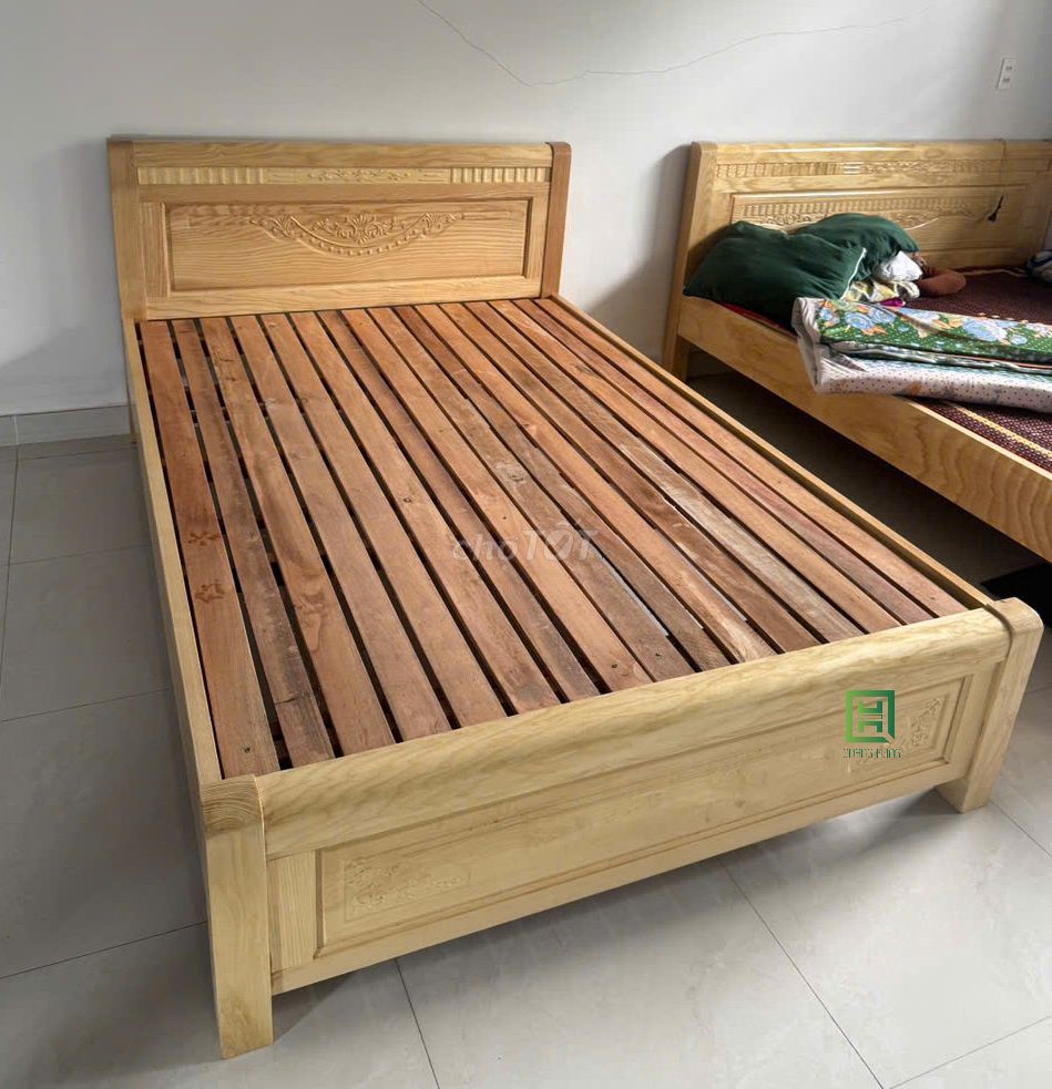 GIƯỜNG GỖ SỒI TỰ NHIÊN GIÁ XƯỞNG - GIƯỜNG GỖ SỒI. Mua bán Giường, chăn ga gối nệm tại Quận Bình Thạnh Tp Hồ Chí Minh được đăng bởi LÊ VĂN HÙNG hình 1