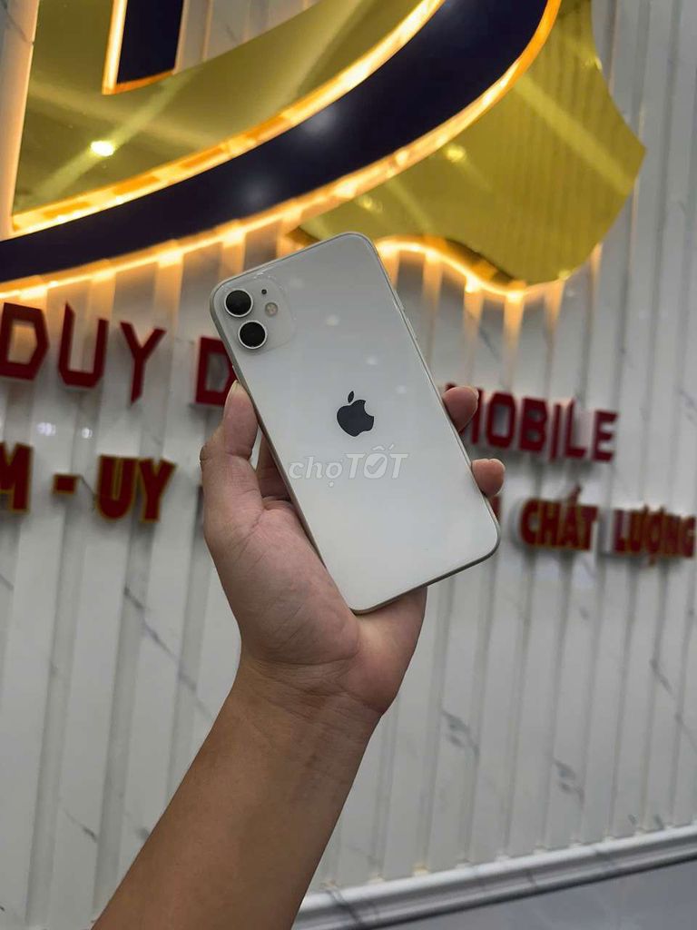 Apple iPhone 11 64GB Trắng 2sim vật lí,có bán góp. Mua bán Điện thoại tại Thành phố Cà Mau Cà Mau được đăng bởi Duy Dustin Mobile hình 1