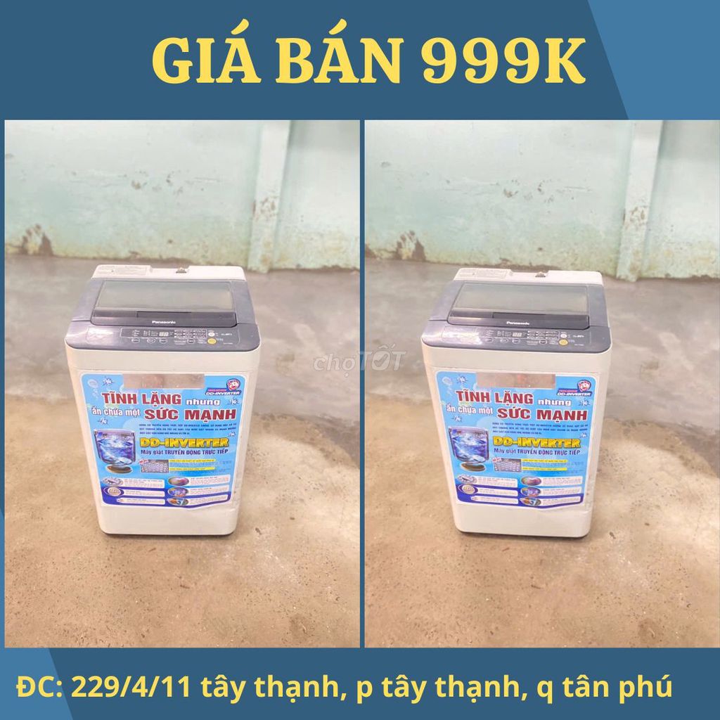 🌟 SALE OFF ! PANASONIC 7KG GIÁ CHỈ 999K = ĐẸP 🌟