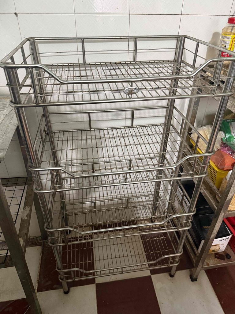 Kệ bếp Inox 3 tầng. Mua bán Tủ, kệ gia đình tại Quận Gò Vấp Tp Hồ Chí Minh được đăng bởi linhnguyen hình 1
