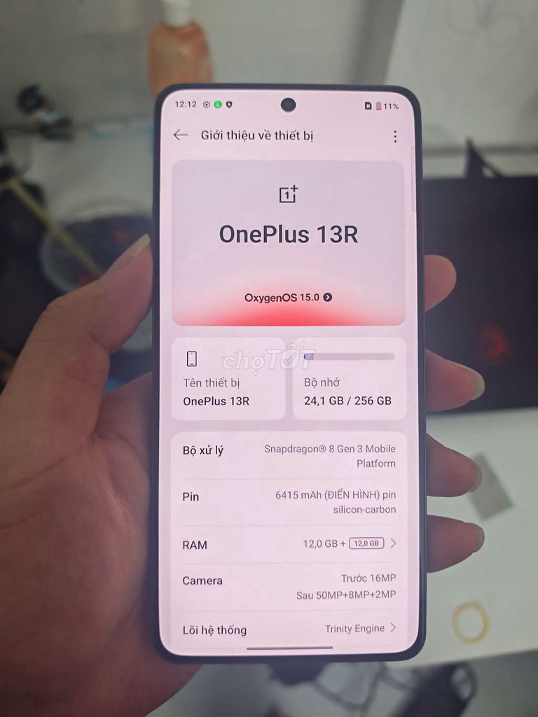 OnePlus Ace 5 256GB Đen. Mua bán Điện thoại tại Quận 4 Tp Hồ Chí Minh được đăng bởi Tuan Le hình 1