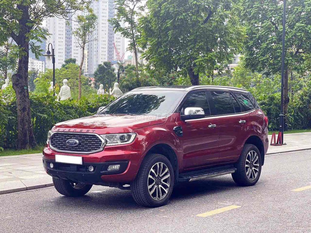 Ford Everest Titanium 2.0L 4x4 sx 2021 màu đỏ. Mua bán Ô tô tại Quận Cầu Giấy Hà Nội được đăng bởi Cao Quý hình 2