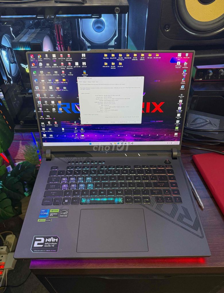 ASUS ROG Strix G16 i7-13650HX 16GB/1TB. Mua bán Laptop tại Quận Gò Vấp Tp Hồ Chí Minh được đăng bởi Bảo Long hình 1