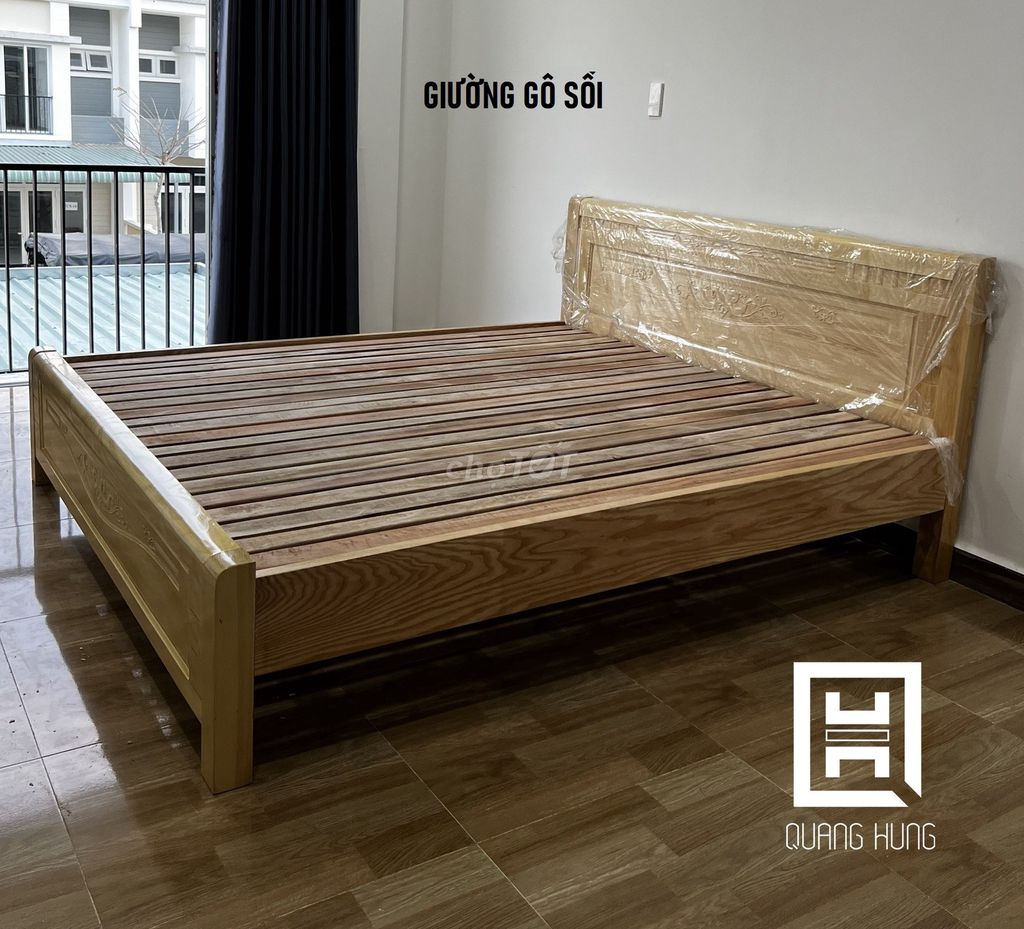 GIƯỜNG GỖ SỒI=GIƯỜNG GỖ_GIƯỜNG GỖ$GIƯỜNG GỖ SỒI$$$. Mua bán Giường, chăn ga gối nệm tại Quận 5 Tp Hồ Chí Minh được đăng bởi NỘI THẤT NHÀ XINH hình 1